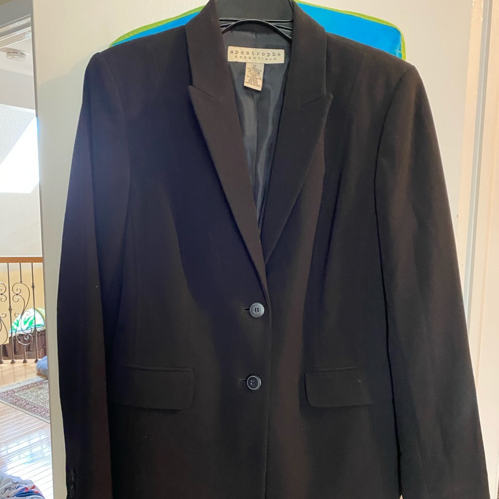 Black work suit